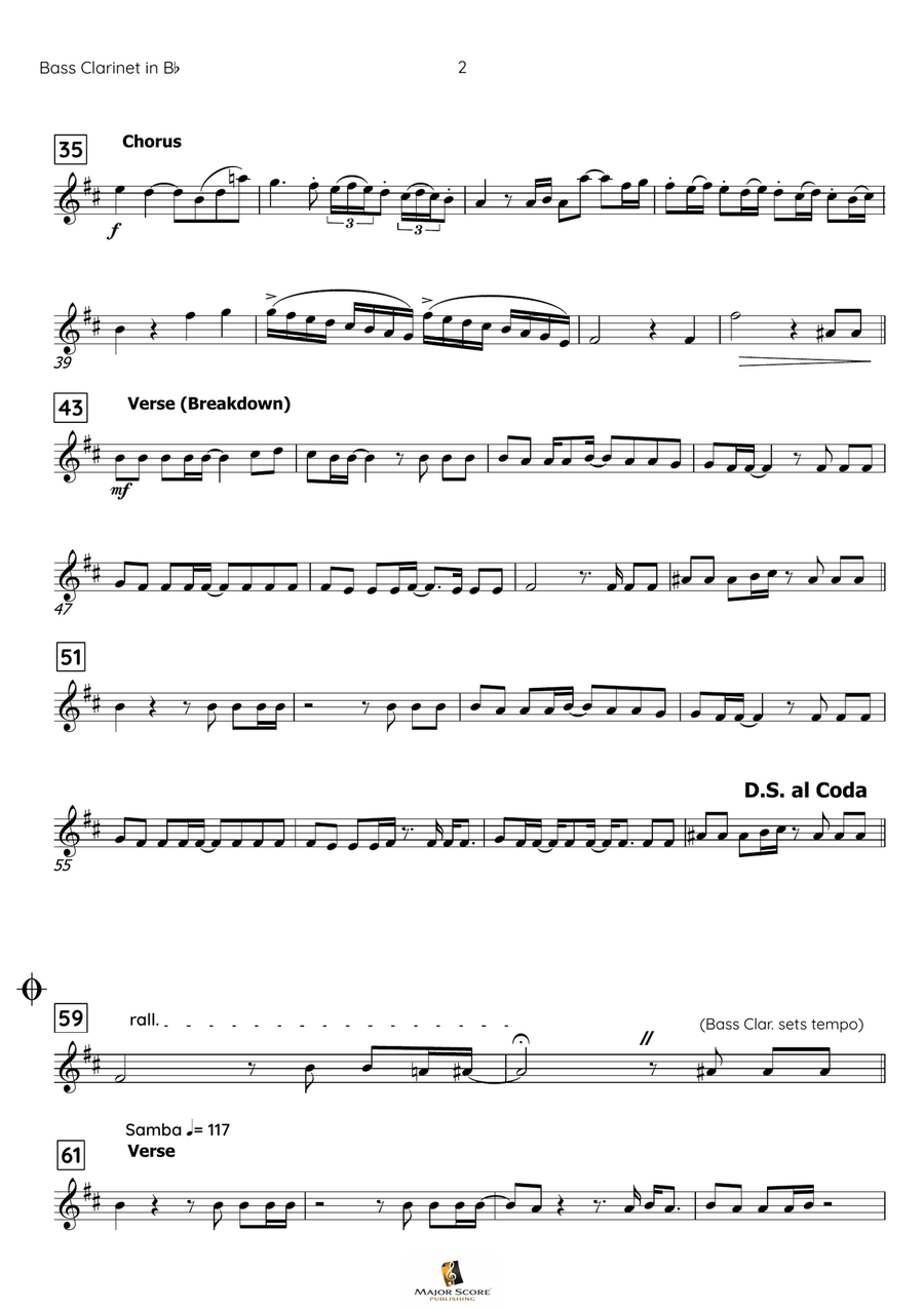 I Will Survive I Will Survive Bass Clarinet scores gallery preview page 3