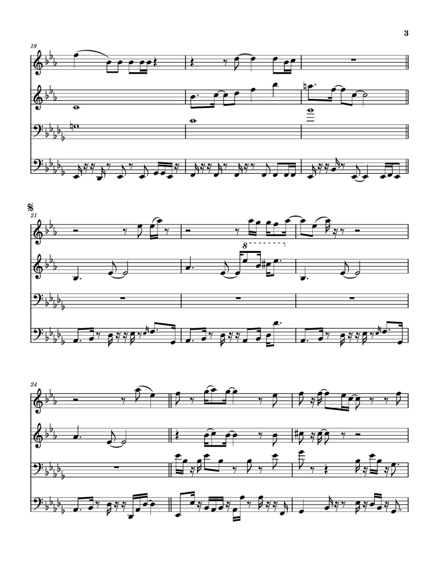 Too Shy Brass Quartet scores gallery preview page 4