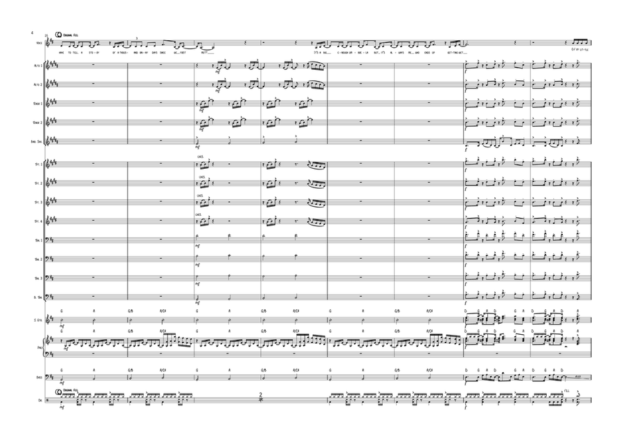 Every Little Thing She Does Is Magic Jazz Ensemble scores gallery preview page 4