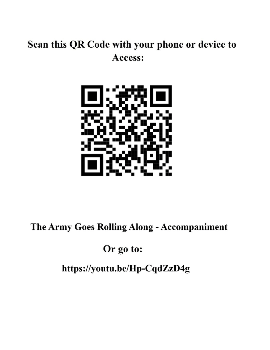 The Army Goes Rolling Along - for Flute in C/Piccolo in C with Piano Accompaniment Flute scores gallery preview page 2