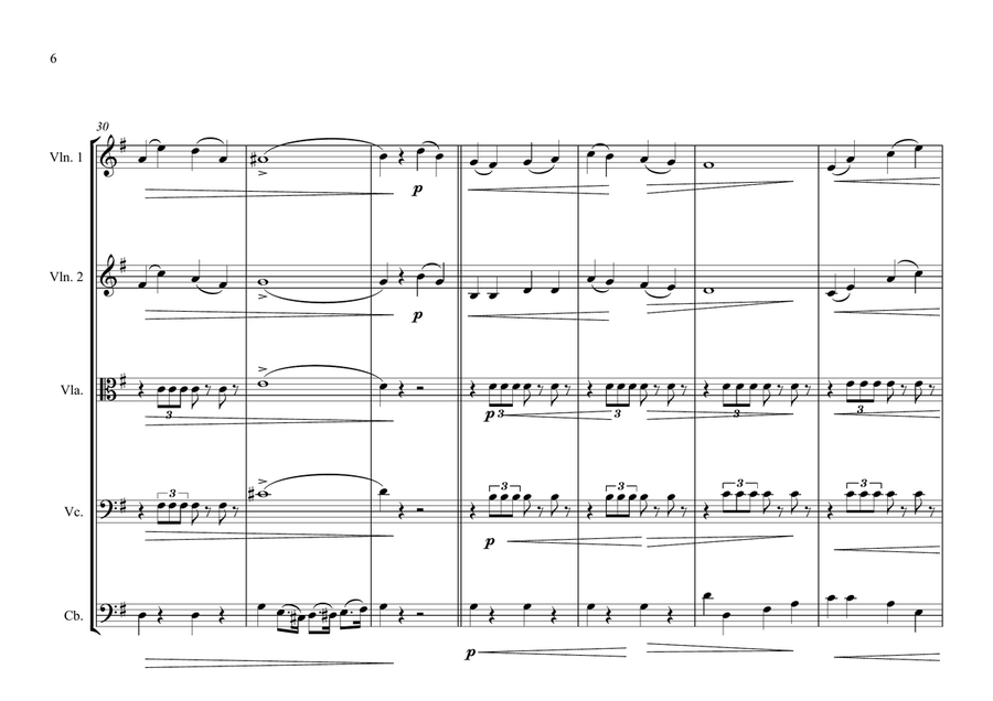 Paraguvan National Anthem for String Orchestra String Orchestra scores gallery preview page 6