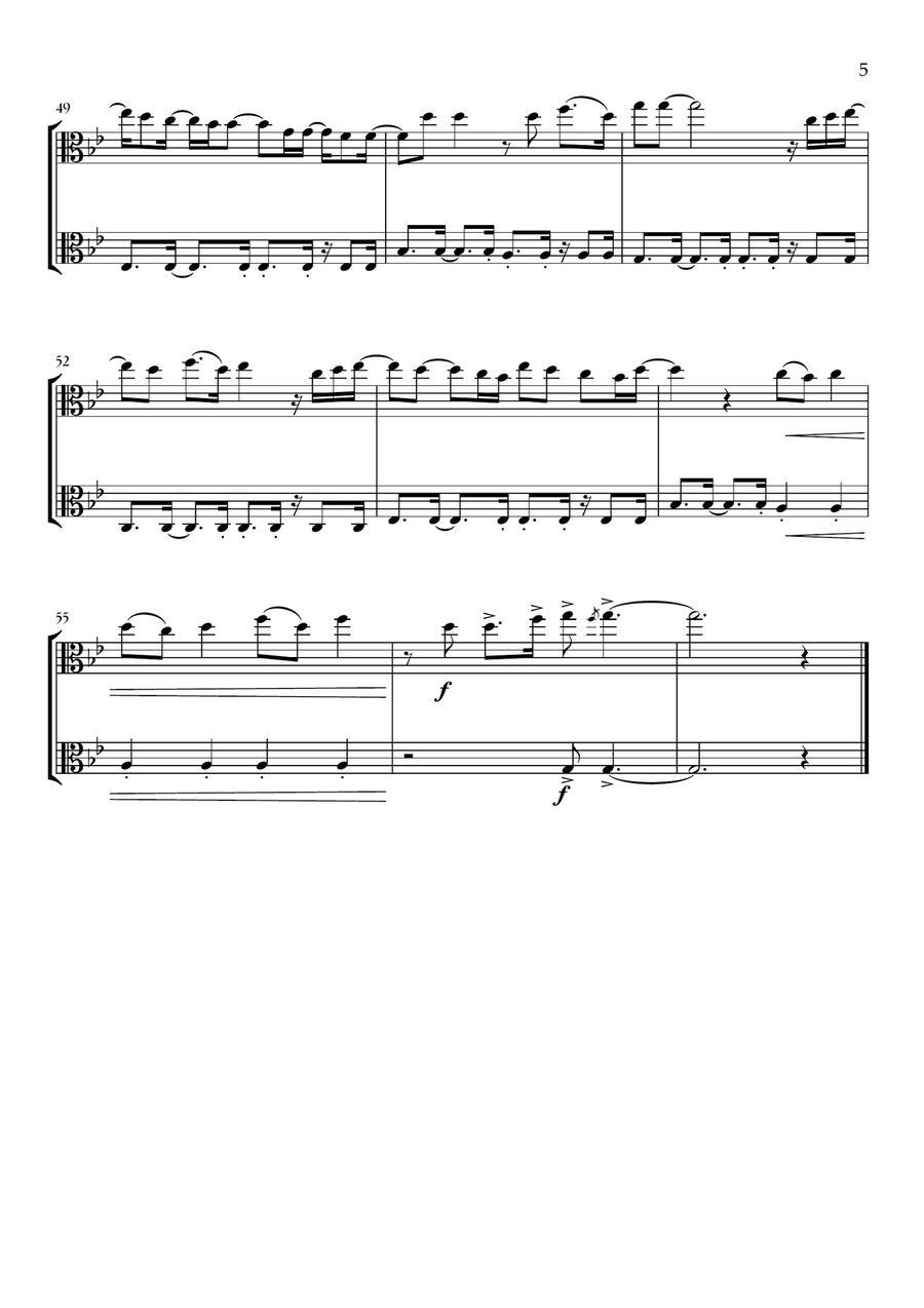 Beyond (End Credit Version) String Duet scores gallery preview page 5