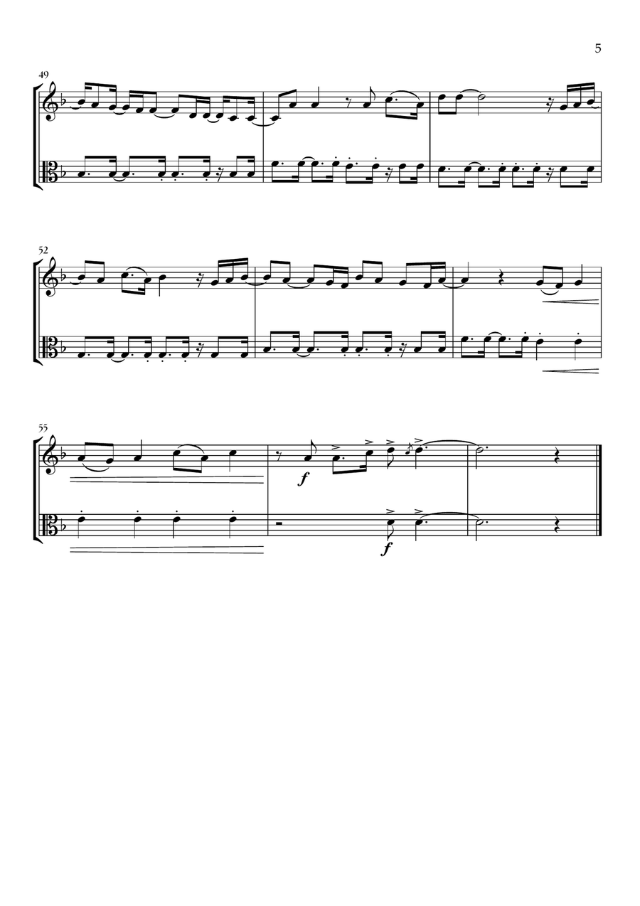 Beyond (End Credit Version) String Duet scores gallery preview page 5
