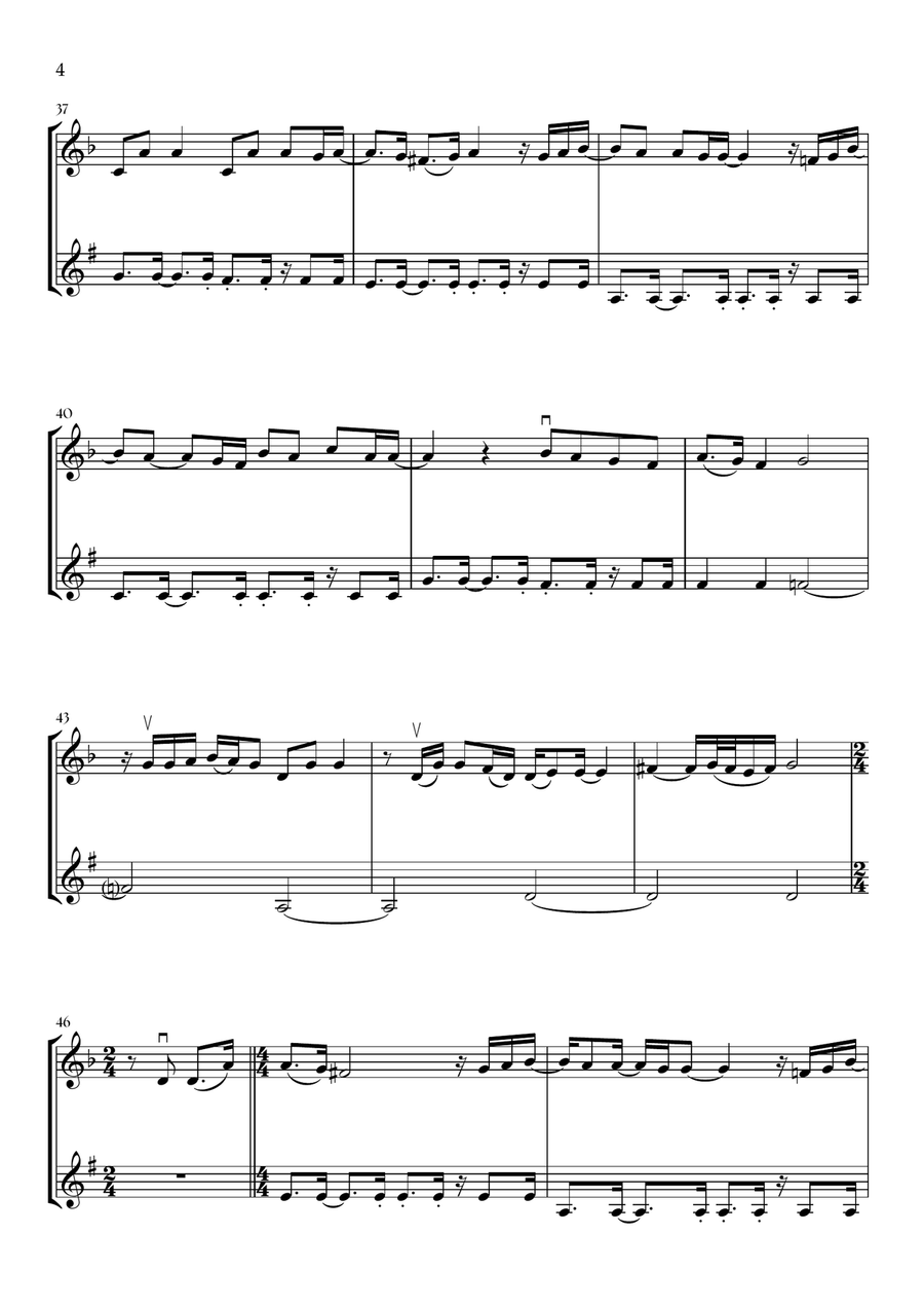 Beyond (End Credit Version) B-Flat Clarinet scores gallery preview page 4