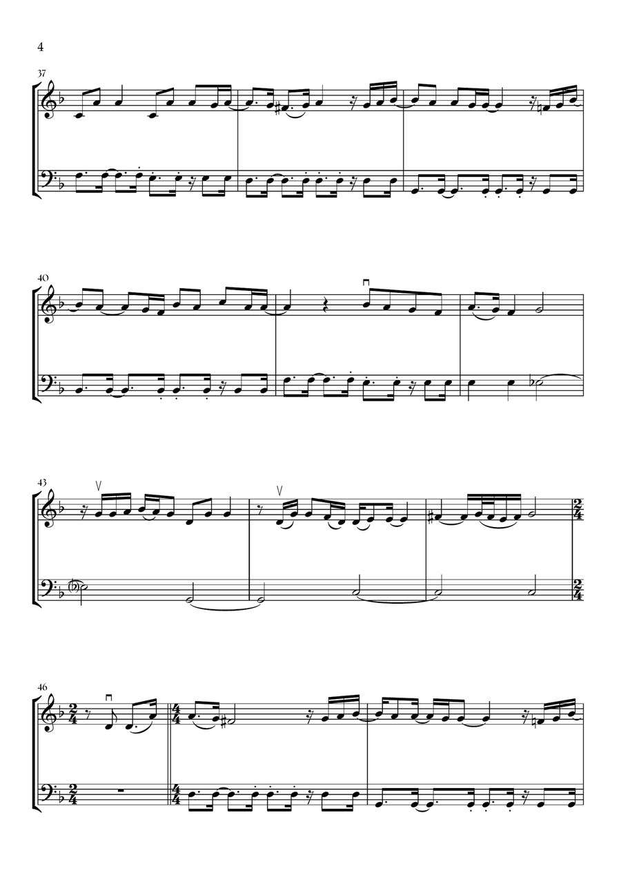 Beyond (End Credit Version) Tuba scores gallery preview page 4