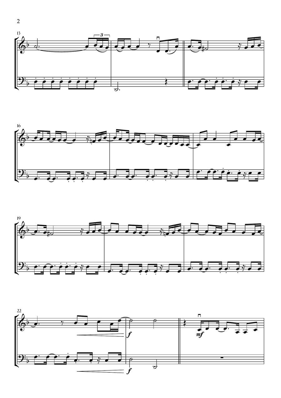 Beyond (End Credit Version) Bassoon scores gallery preview page 2