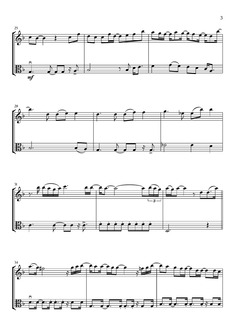 Beyond (End Credit Version) Flute scores gallery preview page 3