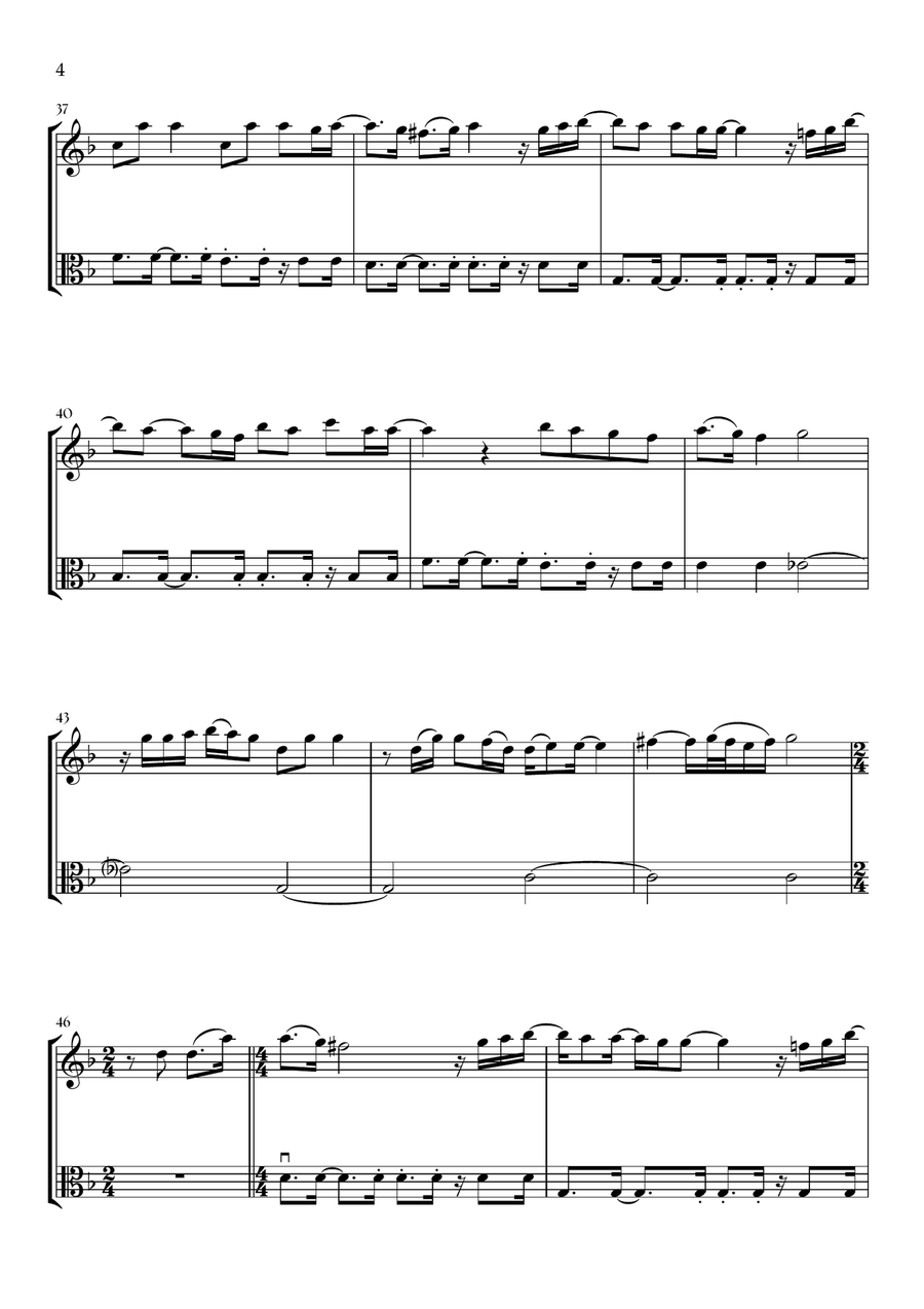 Beyond (End Credit Version) Flute scores gallery preview page 4