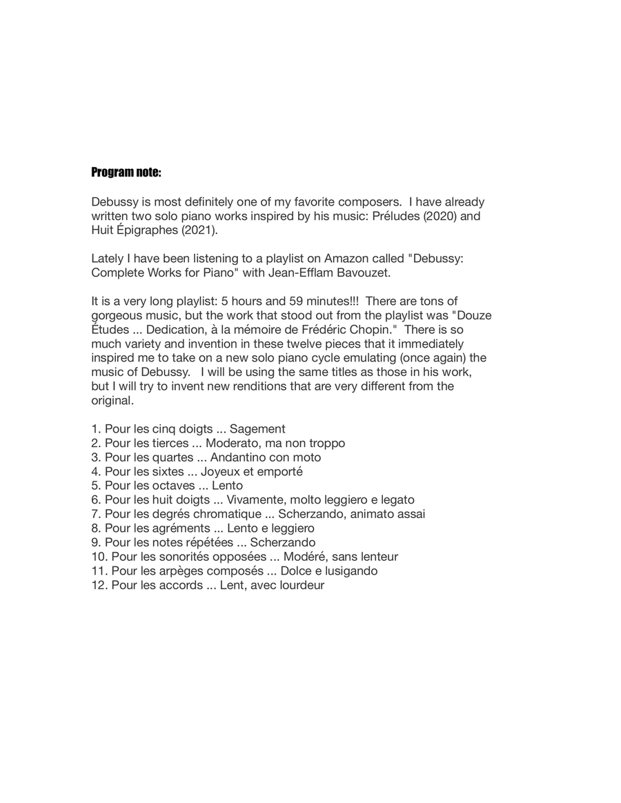 Douze Études Chamber Music scores gallery preview page 2
