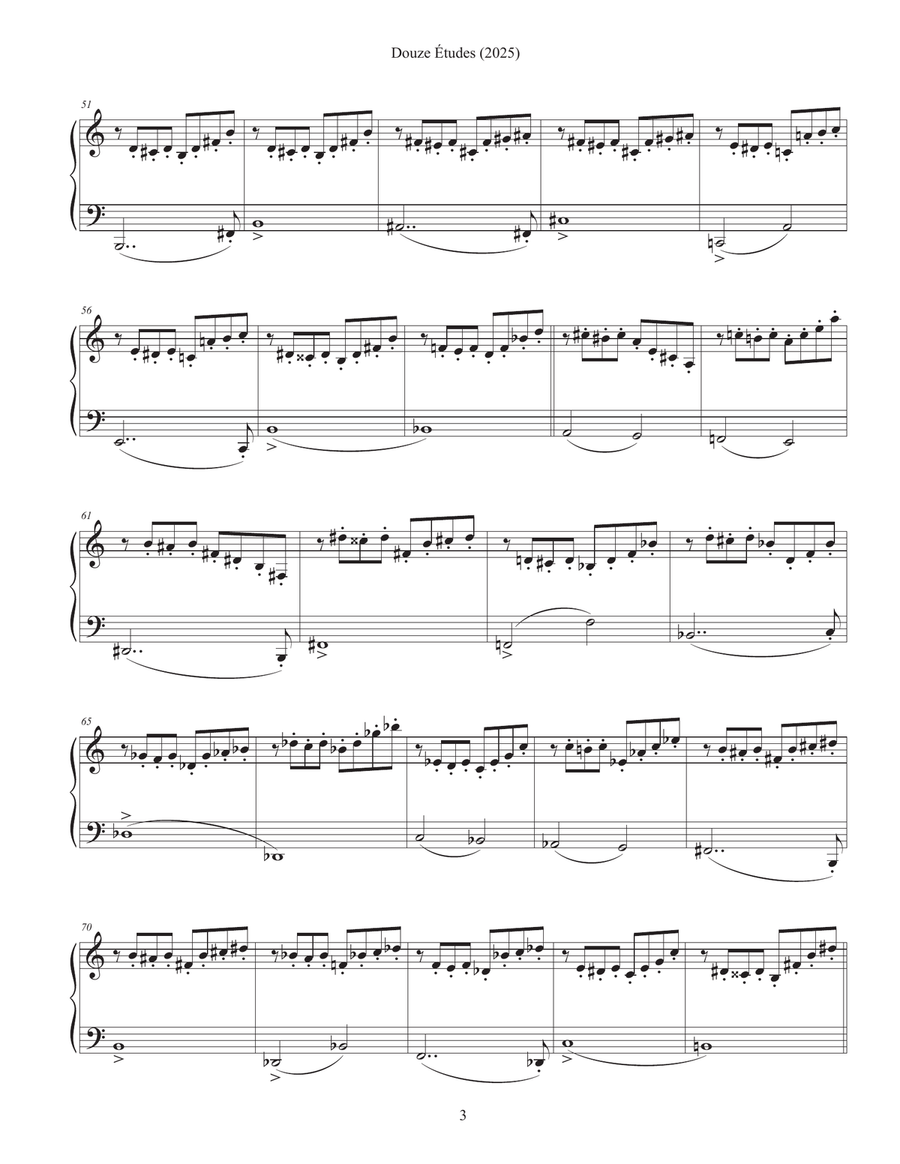 Douze Études Chamber Music scores gallery preview page 5