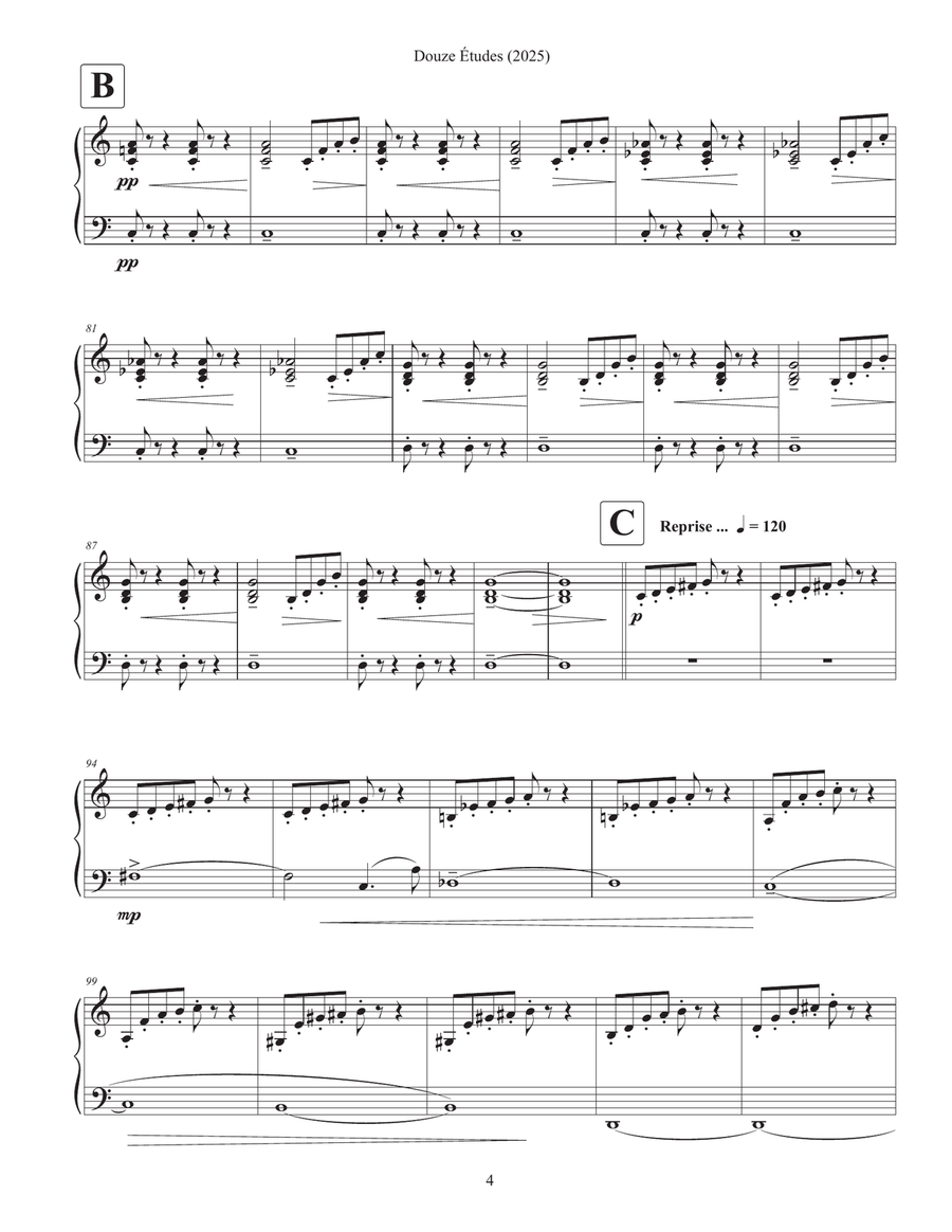 Douze Études Chamber Music scores gallery preview page 6