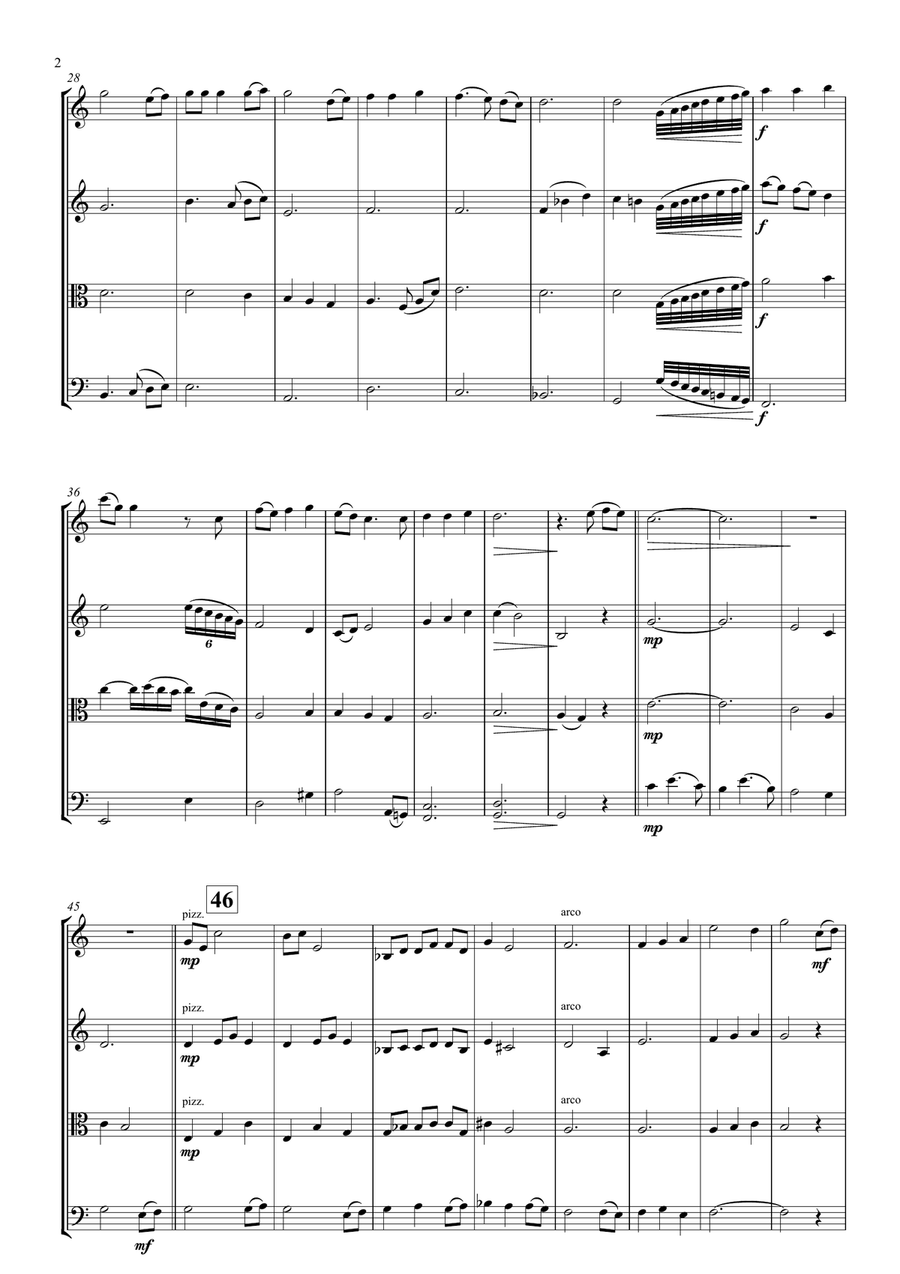 There is no Other Like You String Quartet scores gallery preview page 2