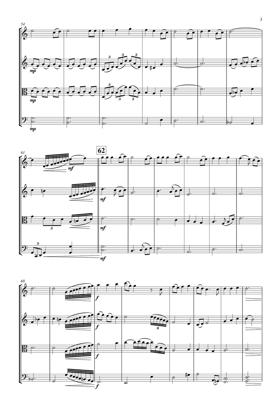 There is no Other Like You String Quartet scores gallery preview page 3