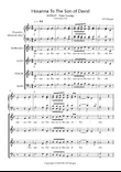 Hosanna To The Son Of David