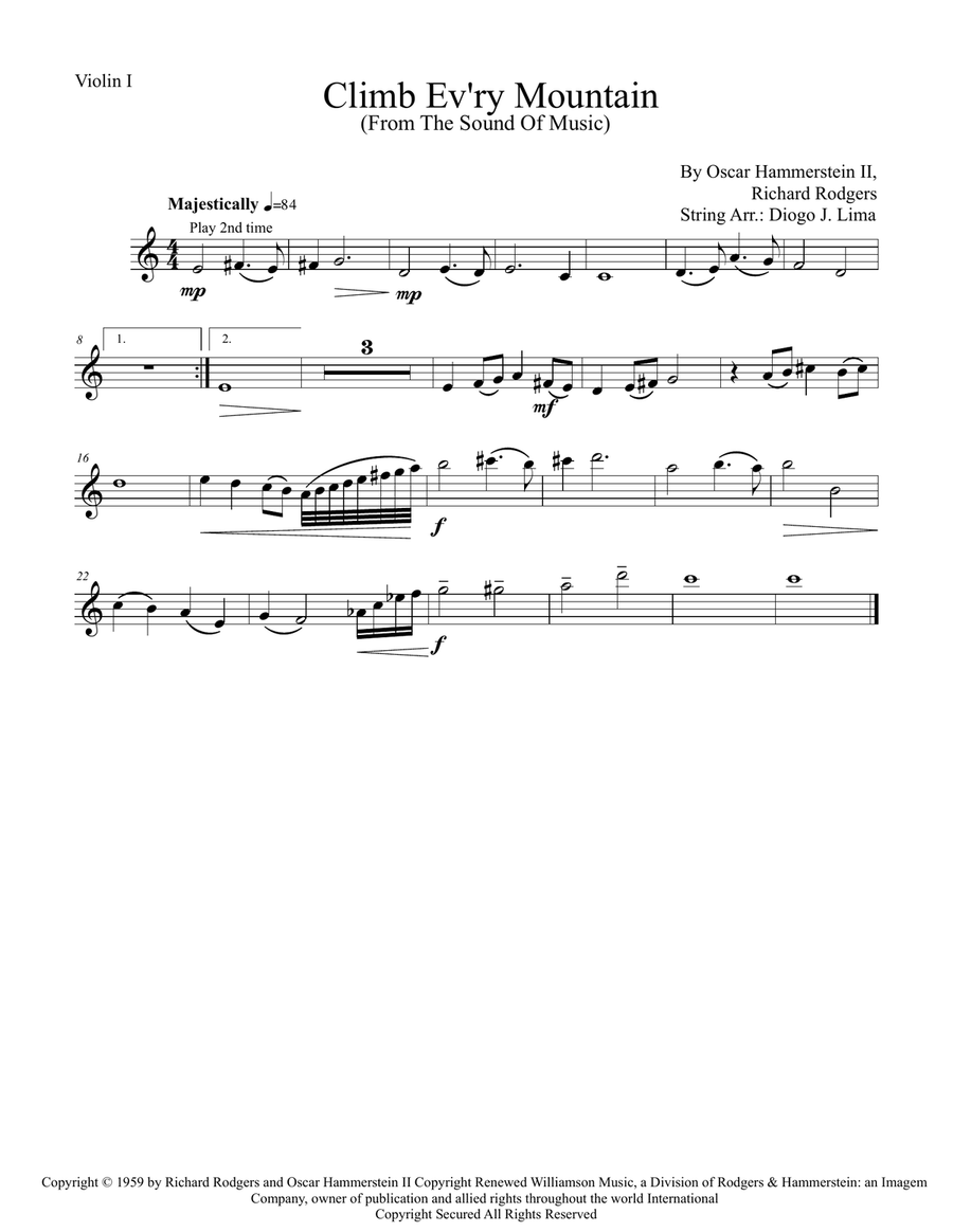 Climb Ev'ry Mountain Climb Ev'ry Mountain String Orchestra scores gallery preview page 4