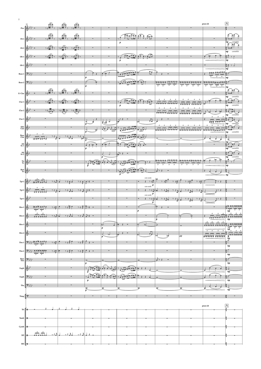Taras Bulba - Overture Concert Band scores gallery preview page 2