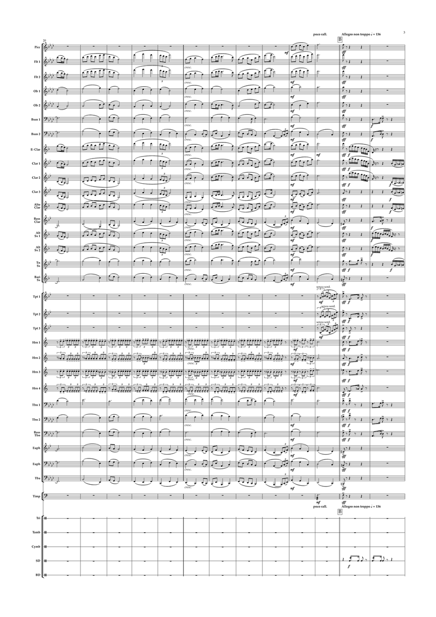 Taras Bulba - Overture Concert Band scores gallery preview page 3