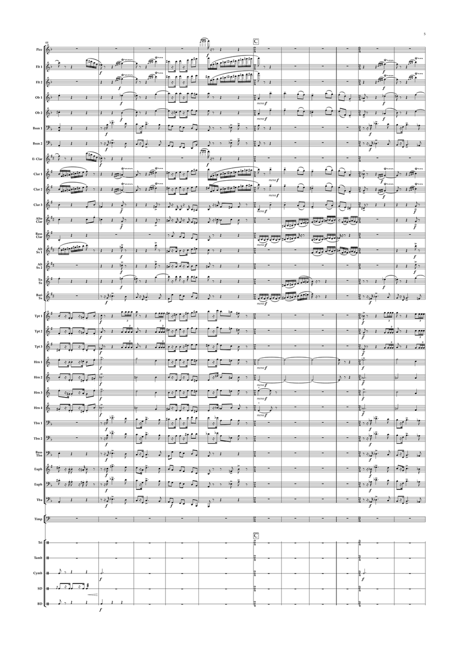 Taras Bulba - Overture Concert Band scores gallery preview page 5