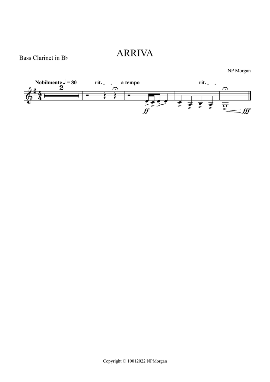 ARRIVA ARRIVA Concert Band scores gallery preview page 6