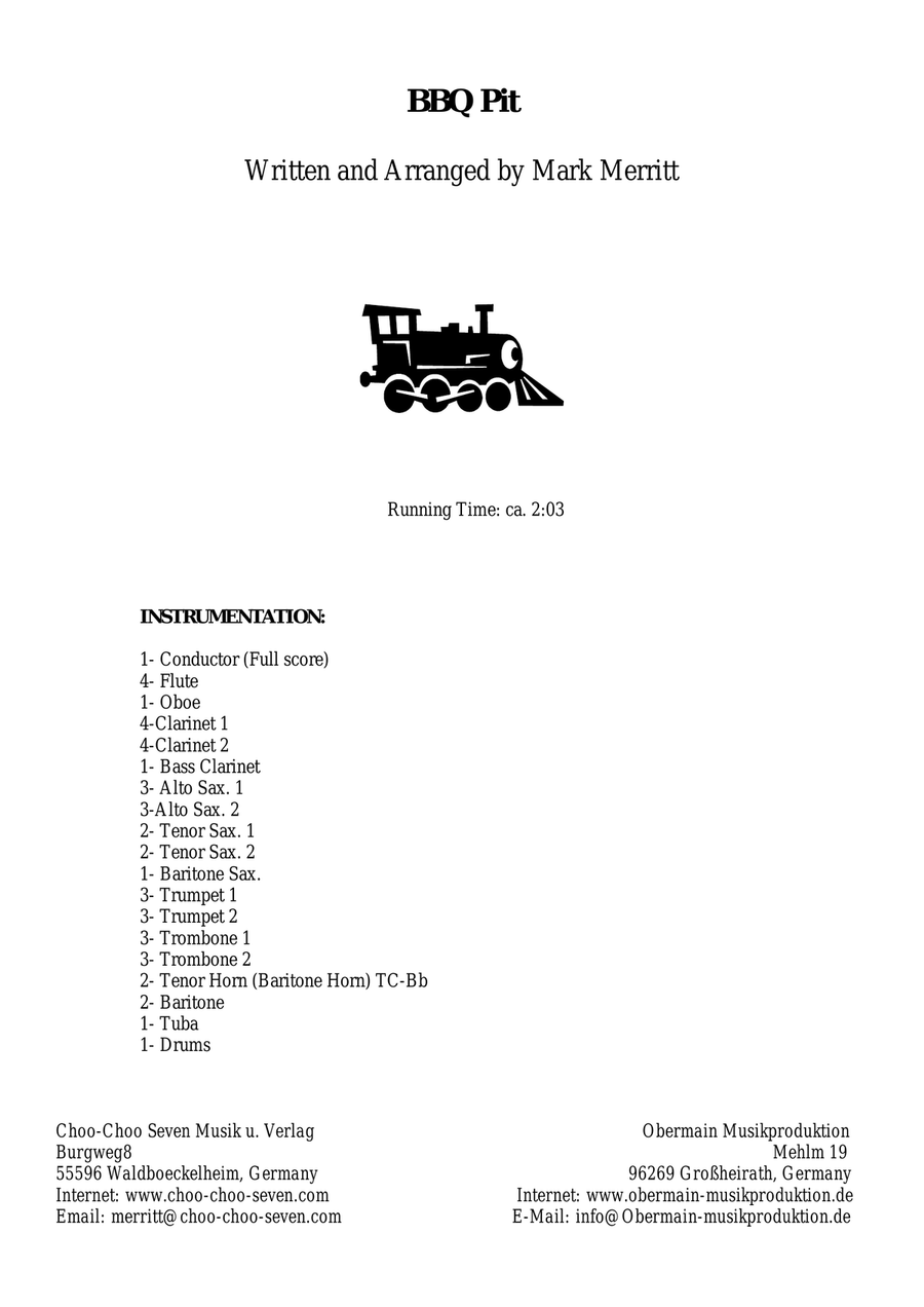 BBQ Pit BBQ Pit Concert Band scores gallery preview page 2