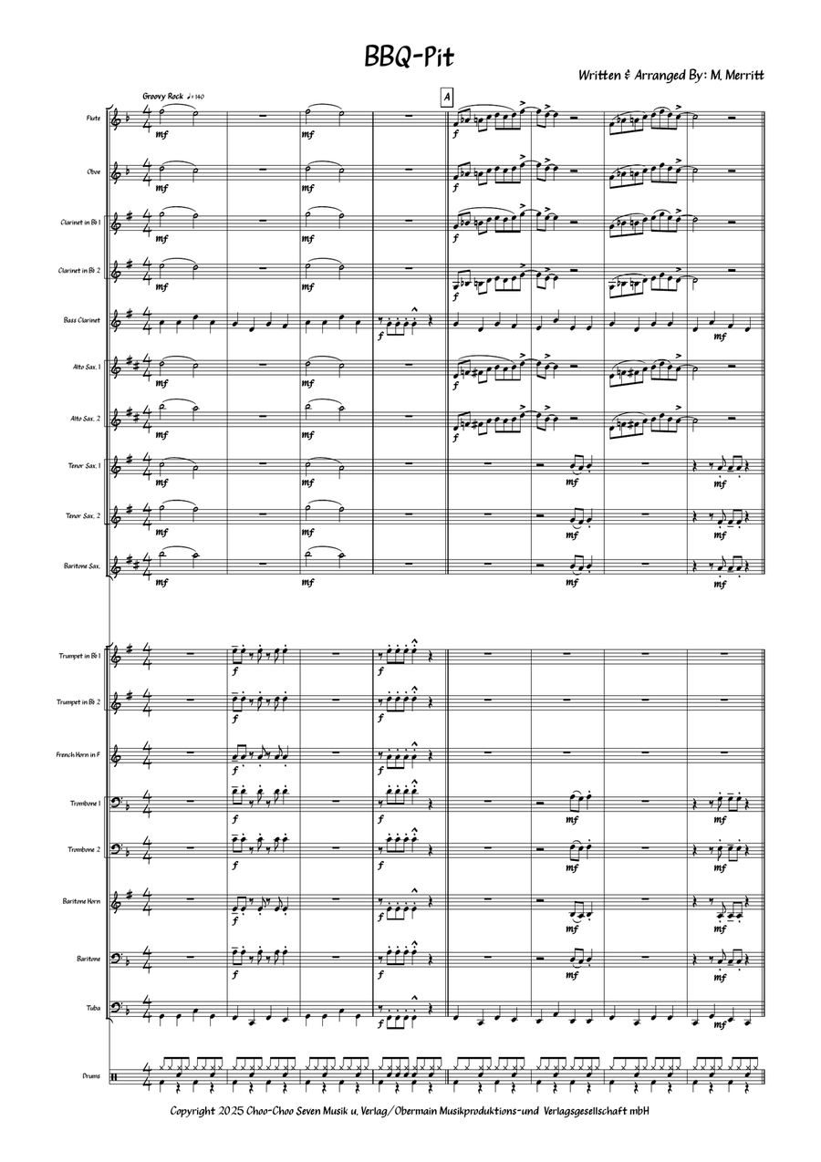 BBQ Pit BBQ Pit Concert Band scores gallery preview page 4