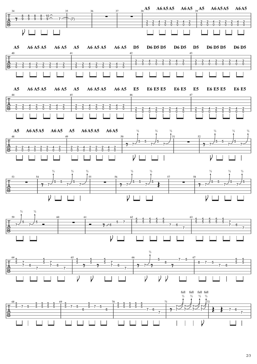 Johnny B. Goode Johnny B. Goode Acoustic Guitar scores gallery preview page 2