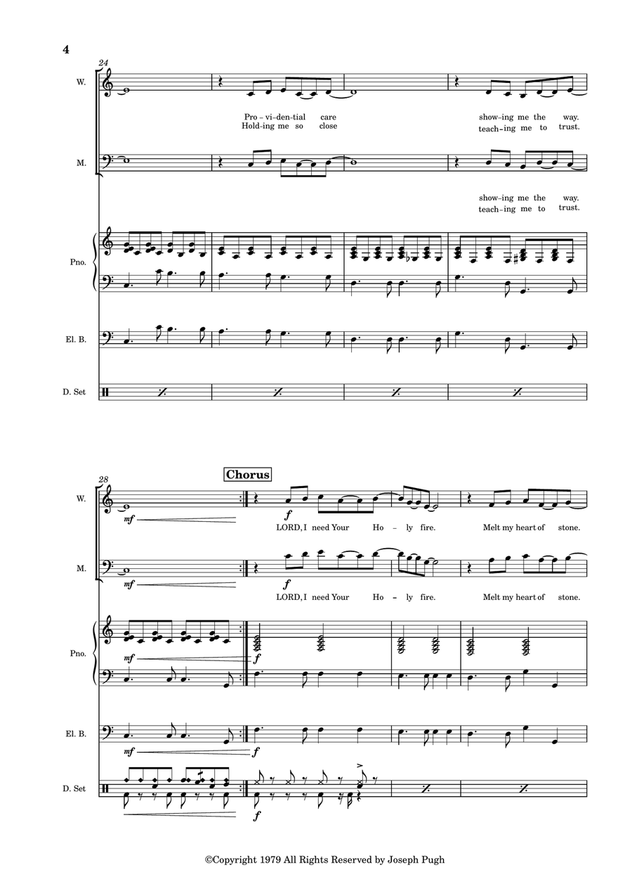 A Trusting Heart A Trusting Heart Choir scores gallery preview page 4