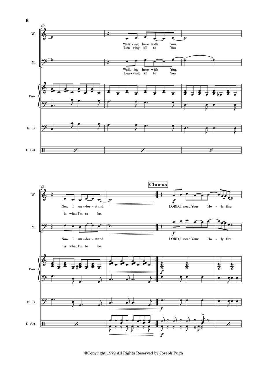 A Trusting Heart A Trusting Heart Choir scores gallery preview page 6