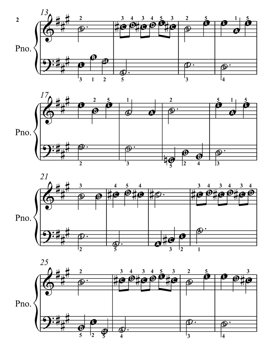 Silver Inches Silver Inches Piano Method scores gallery preview page 2