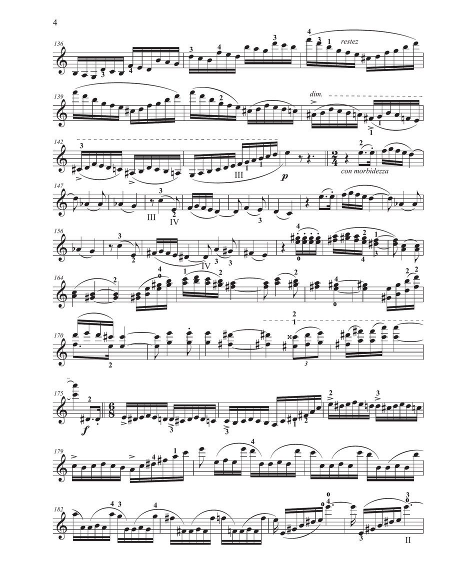Introduction and Rondo Capriccioso for Violin and Piano Violin Solo scores gallery preview page 4