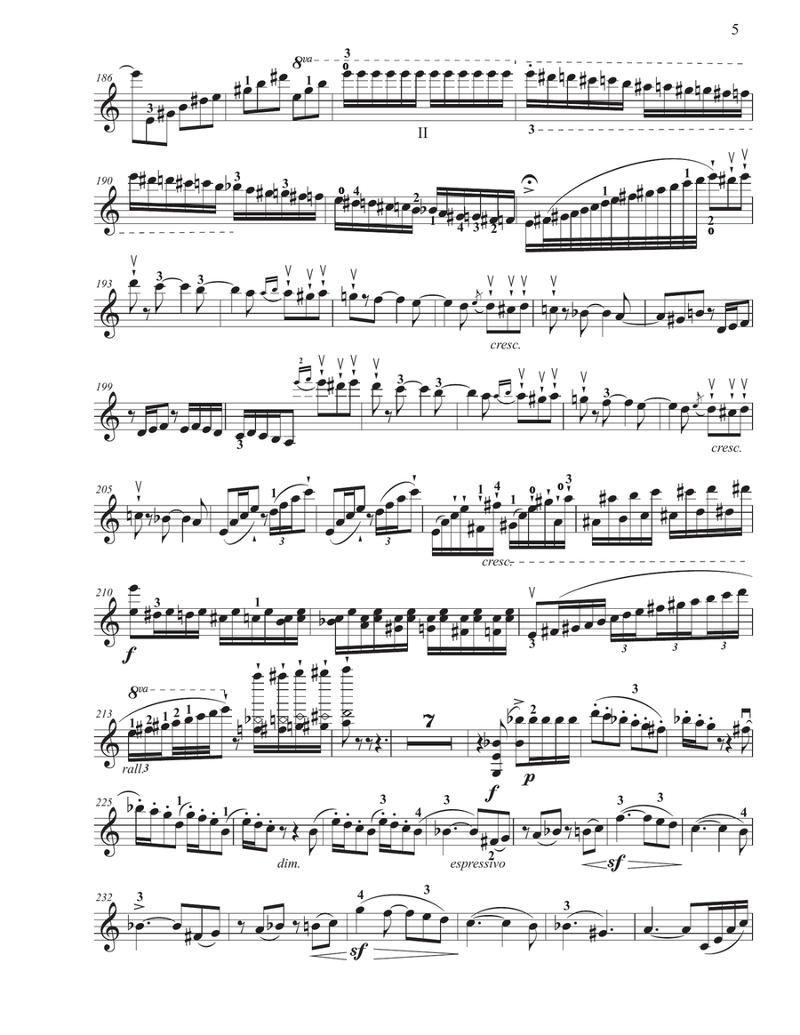 Introduction and Rondo Capriccioso for Violin and Piano Violin Solo scores gallery preview page 5