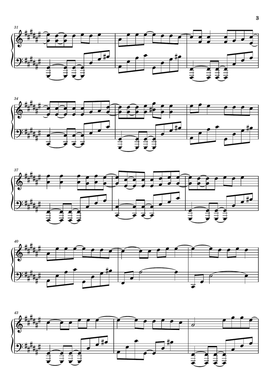 Sweet But Psycho Sweet But Psycho Piano Solo scores gallery preview page 3