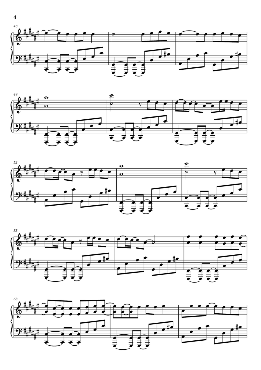 Sweet But Psycho Sweet But Psycho Piano Solo scores gallery preview page 4