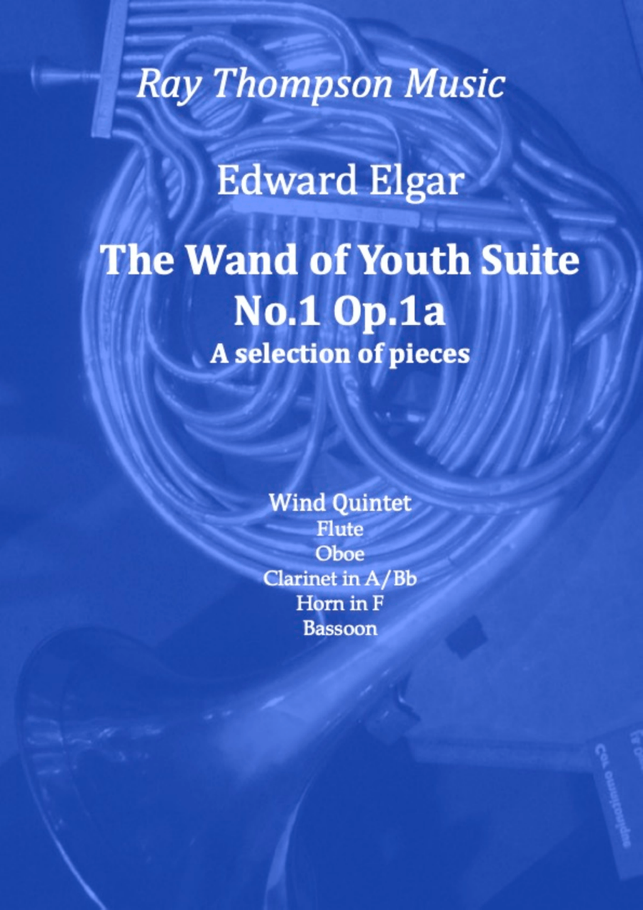 Elgar: The Wand of Youth Suite No.1 Op.1a (A Selection of Pieces) - wind quintet Woodwind Quintet scores gallery preview page 1