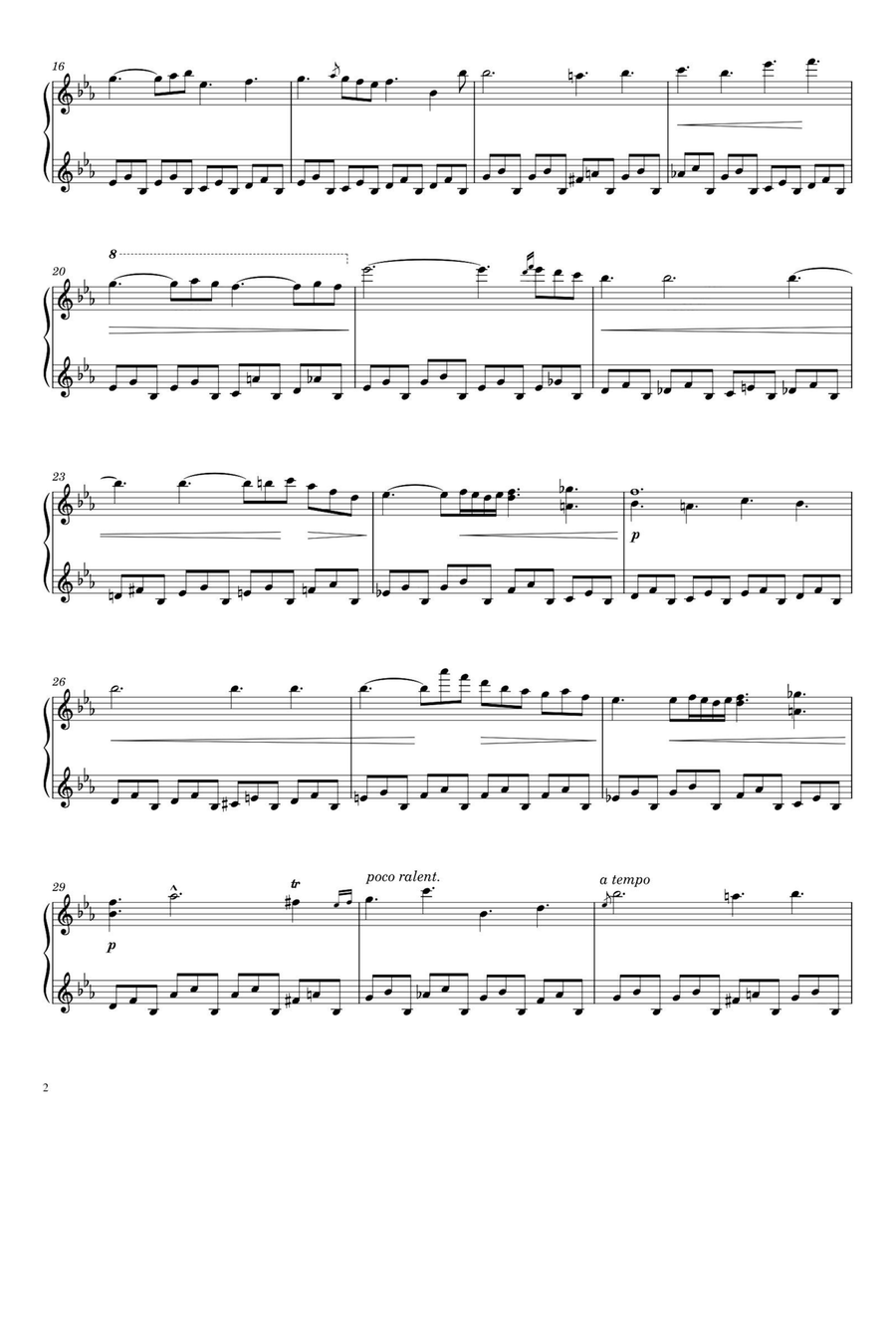 Nocturne No. 11 - John Field Piano Solo scores gallery preview page 2
