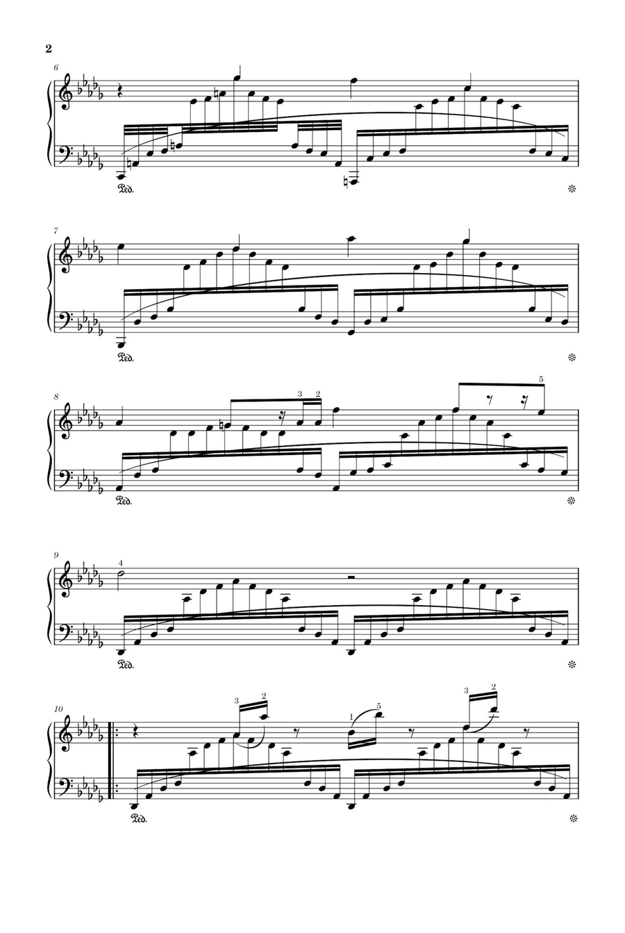 Trois Etudes de Concert No.3 Un Sospiro - Franz Liszt Piano Method scores gallery preview page 2