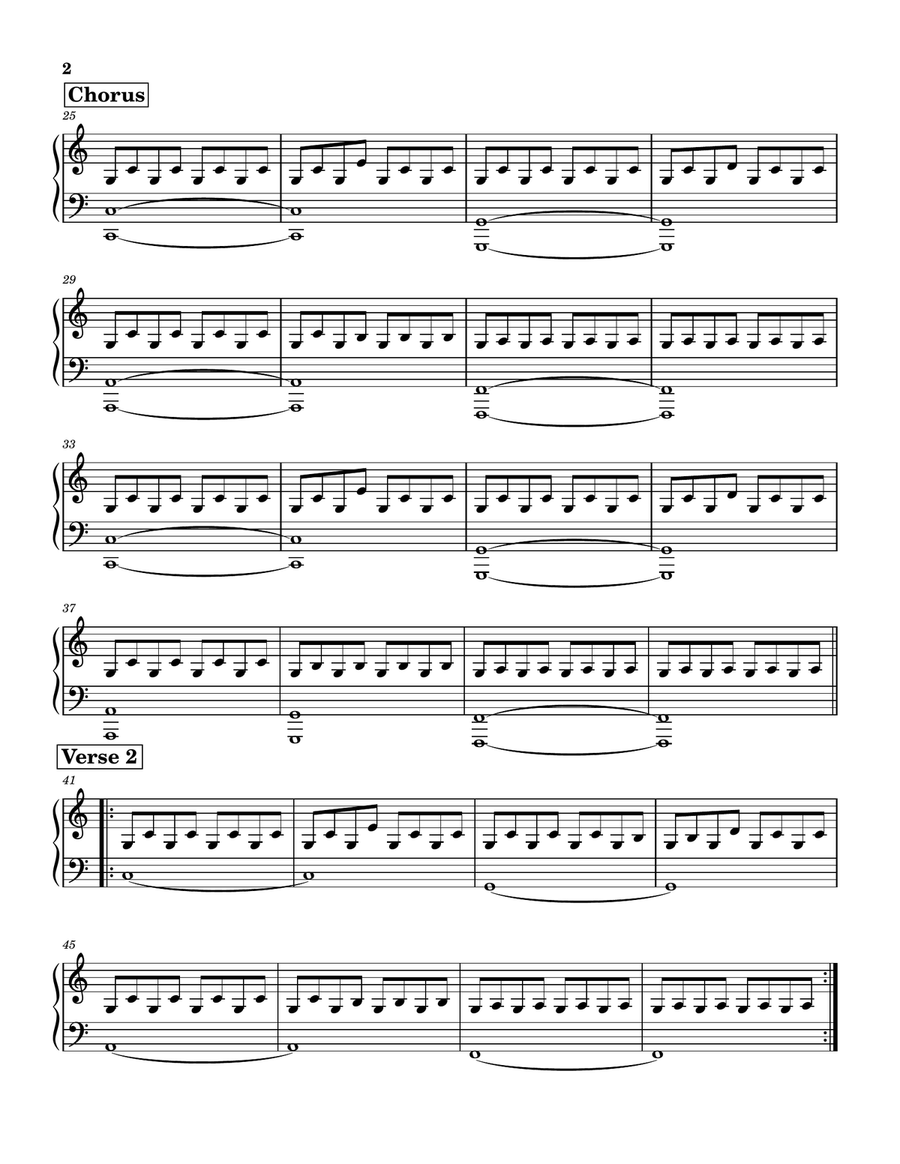 28 With Dean Lewis 28 With Dean Lewis Piano Solo scores gallery preview page 2