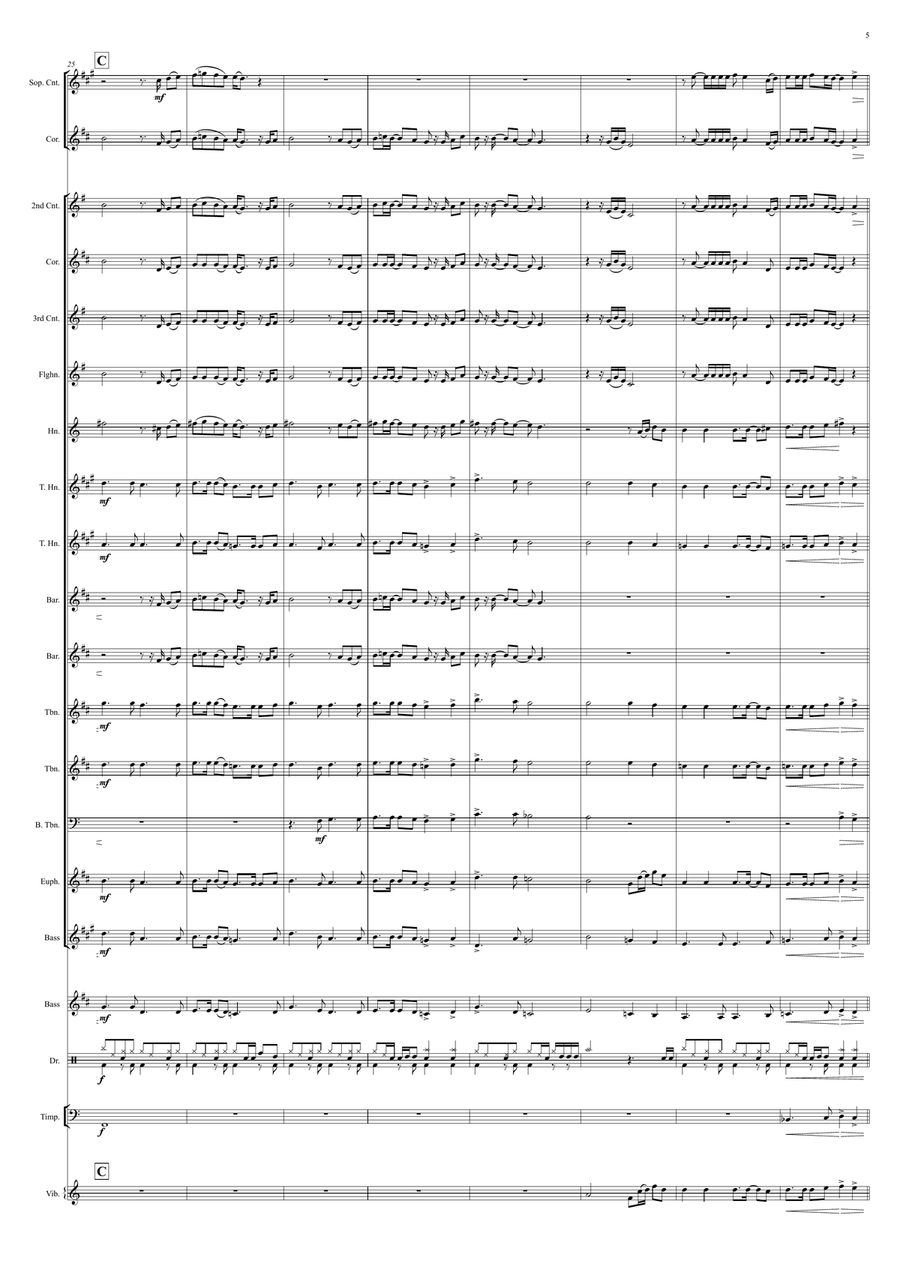 Romeo And Juliet Brass Band scores gallery preview page 5