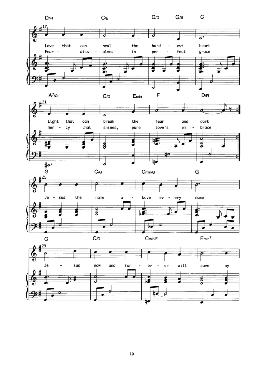 Beautiful Saviour Beautiful Saviour Piano, Vocal scores gallery preview page 2