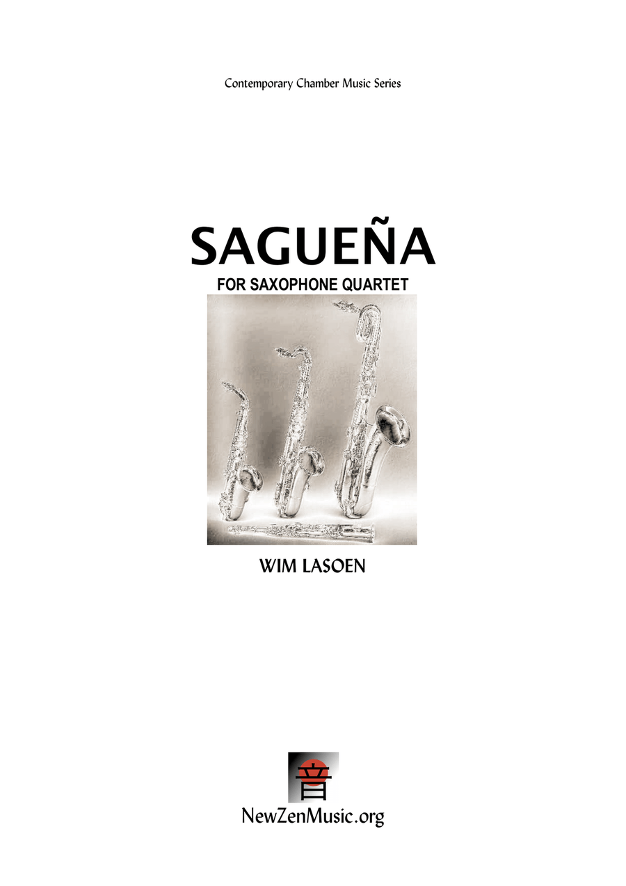 SAGUEÑA SAGUEÑA Saxophone Quartet scores gallery preview page 1