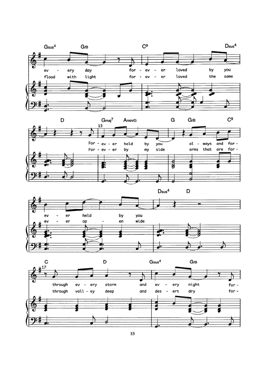 Forever And Always Forever And Always Piano, Vocal scores gallery preview page 2