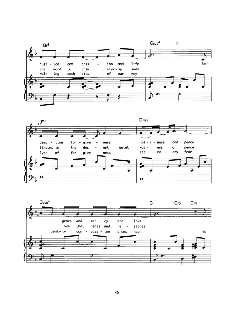 Grace And Mercy For All Grace And Mercy For All Piano, Vocal scores gallery preview page 2