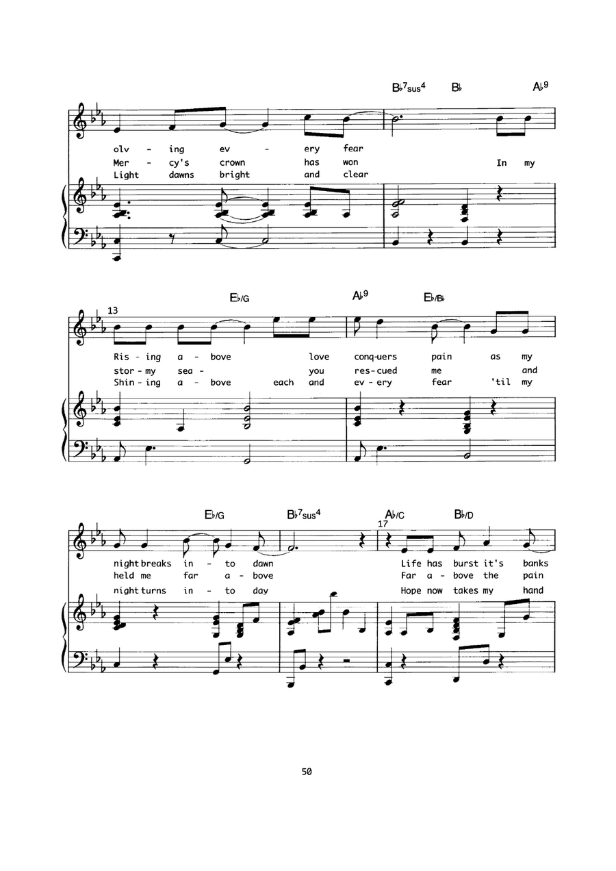 I Am Overwhelmed I Am Overwhelmed Piano, Vocal scores gallery preview page 2