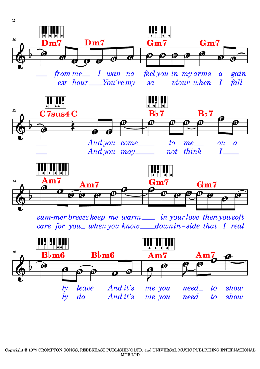 How Deep Is Your Love How Deep Is Your Love Piano scores gallery preview page 2