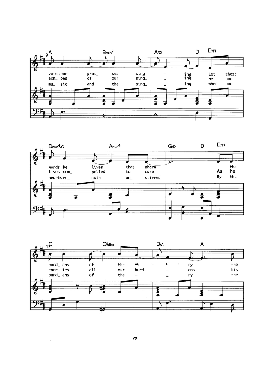 Let Us Rise To Worship Let Us Rise To Worship Piano, Vocal scores gallery preview page 2