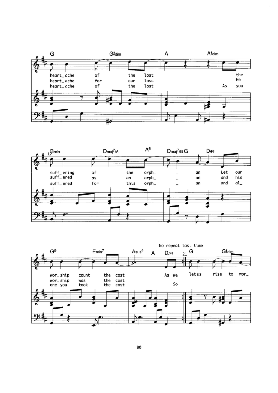 Let Us Rise To Worship Let Us Rise To Worship Piano, Vocal scores gallery preview page 3