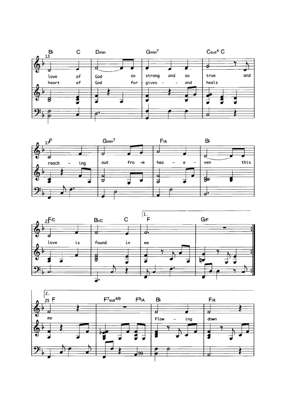 Love Divine Love Divine Piano, Vocal scores gallery preview page 2