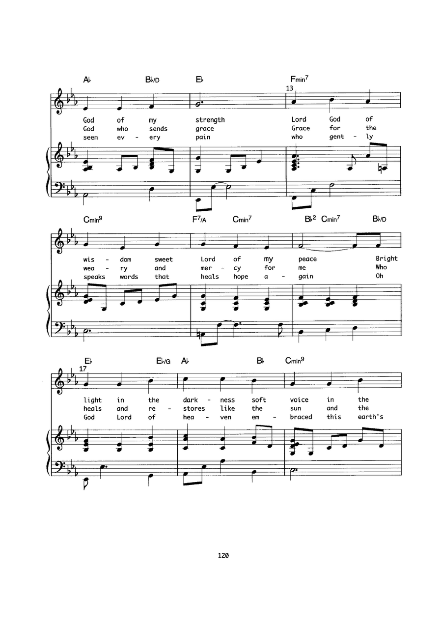 Oh God Of My Comfort Oh God Of My Comfort Piano, Vocal scores gallery preview page 2