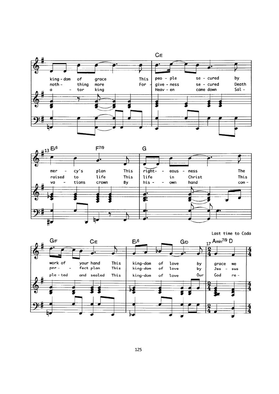 This Kingdom Of Love This Kingdom Of Love Piano, Vocal scores gallery preview page 2