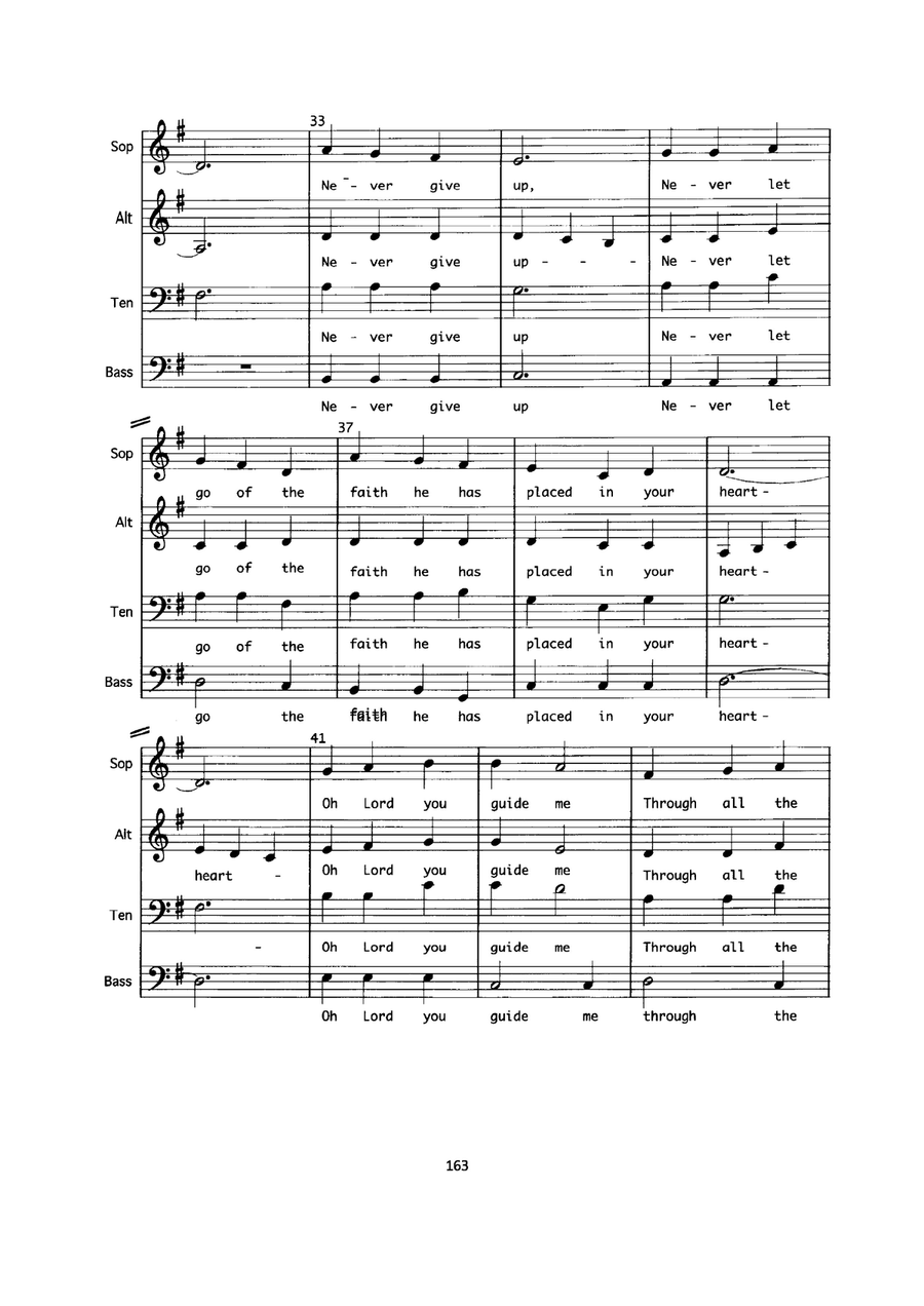 Have Faith In God Have Faith In God 4-Part scores gallery preview page 4